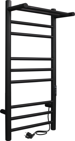 Полотенцесушитель электрический Indigo Line Trinity LСLTE70-30PBRRt, с полкой, черный муар Полотенцесушитель электрический Indigo Line Trinity LСLTE70-30PBRRt, с полкой, черный муар