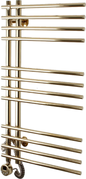 Полотенцесушитель электрический Domoterm Гамма П12 7x80, правый, золото