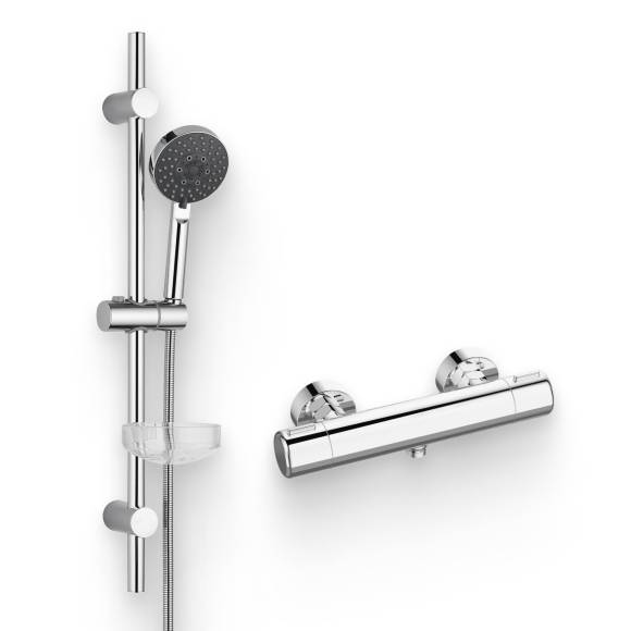Душевой комплект Термостат Agger Thermo Thermo A2450000 для душа + Гарнитур Splash A022