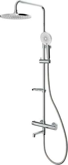 Душевая стойка Milardo Ideal Spa ILSSBTHM06 хром глянцевый