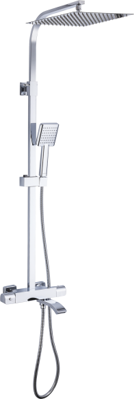 Душевая стойка Gappo G07 G2407-40 с термостатом, хром