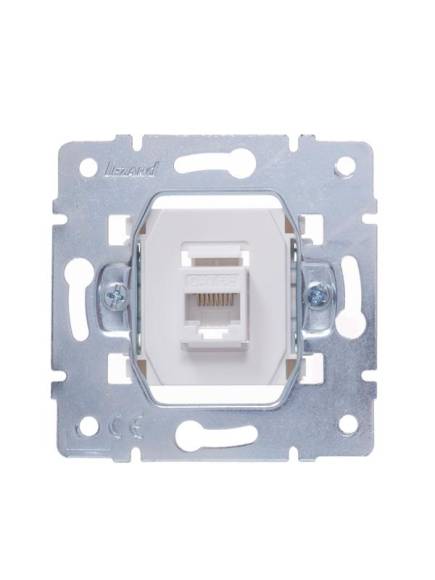 Розетка компьютерная 1-м СП Vesna механизм бел. LEZARD 742-0288-139 Розетка компьютерная 1-м СП Vesna механизм бел. LEZARD 742-0288-139