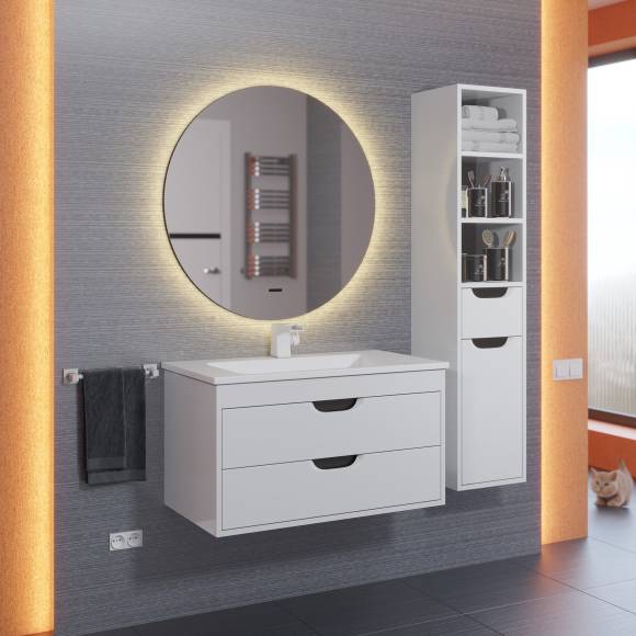 Зеркало Uperwood Modul 2949345680 65х65, круглое, сенсор/антизапотевание