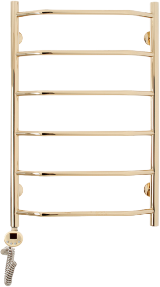 Полотенцесушитель электрический Domoterm Лаура П6 50x80, золото, L