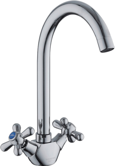 Смеситель для кухни Ledeme H18 L4318-2 хром