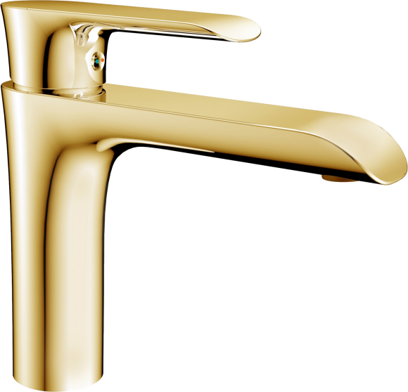 Смеситель для раковины AltroBagno Costanza 0125 Or золото