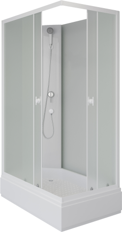 Душевая кабина Niagara Promo P100/80/26Q/MT/BK 100х80 см, без крыши Душевая кабина Niagara Promo P100/80/26Q/MT/BK 100х80 см, без крыши