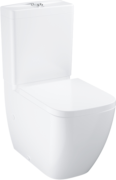 Унитаз-компакт напольный Grohe Clova 39909000 с бачком и сиденьем микролифт