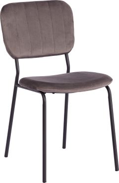 Комплект стульев TetChair Модерн Carol вельвет light grey, ножки черные, 4 шт Комплект стульев TetChair Модерн Carol вельвет light grey, ножки черные, 4 шт