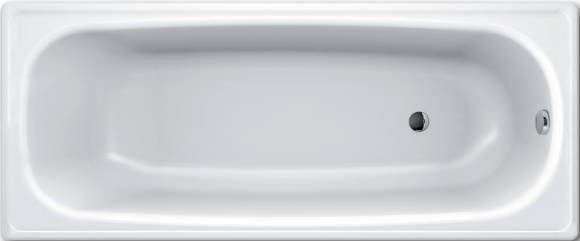 Стальная ванна Koller Pool 170x70 см, встраиваемая, белая, на ножках