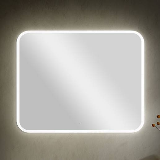 Зеркало Silver Mirrors Стив 100x80 с подсветкой, с подогревом