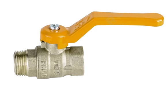 Шаровой кран Dist Эксперт Н224Р газ 1 1/4" ВРx1 1/4" НР