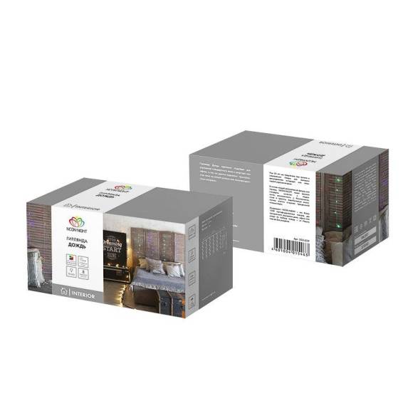 Гирлянда светодиодная "Светодиодный Дождь" 1.5х1м 96LED мультиколор 8Вт 230В IP20 с контроллером провод прозр. Neon-Night 235-029 Гирлянда светодиодная "Светодиодный Дождь" 1.5х1м 96LED мультиколор 8Вт 230В IP20 с контроллером провод прозр. Neon-Night 235-029