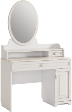 Туалетный столик Mebelson Белла SMB-13 белый, джелато софт