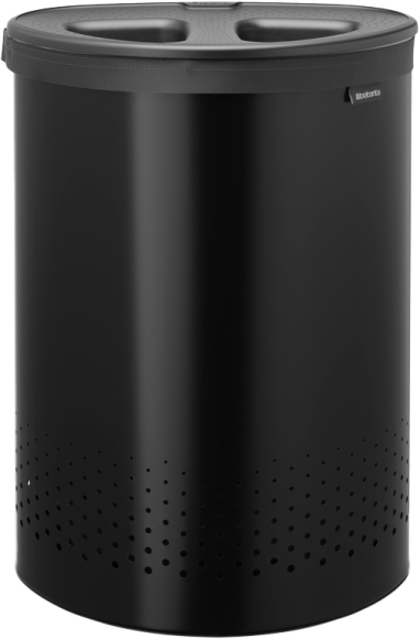 Корзина для белья Brabantia 242366 матовая черная