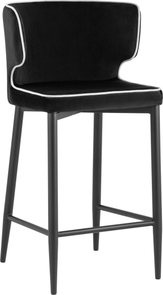 Полубарный стул Stool Group Матео черный