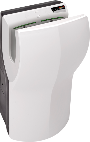 Сушилка для рук Mediclinics Dualflow Plus M14A со щеточным двигателем, белая