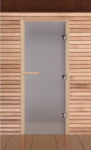 Дверь для сауны Экодорс 2000х800 (сатиносина)