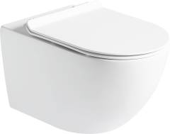 Унитаз подвесной SantiLine SL-5002T белый