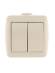 Выключатель 2-кл. ОП Nata 10А IP20 крем. LEZARD 710-0300-101 Выключатель 2-кл. ОП Nata 10А IP20 крем. LEZARD 710-0300-101