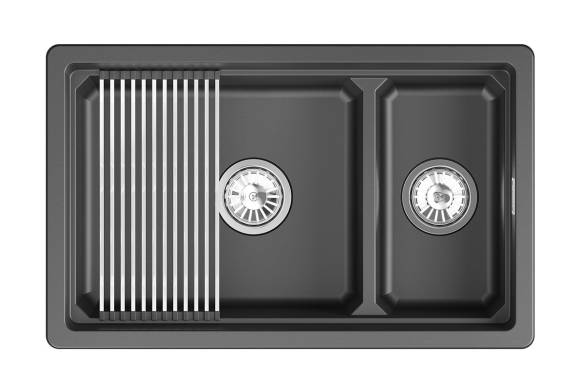 Мойка кухонная Granula Kitchen Space 7304iU шварц Мойка кухонная Granula Kitchen Space 7304iU шварц