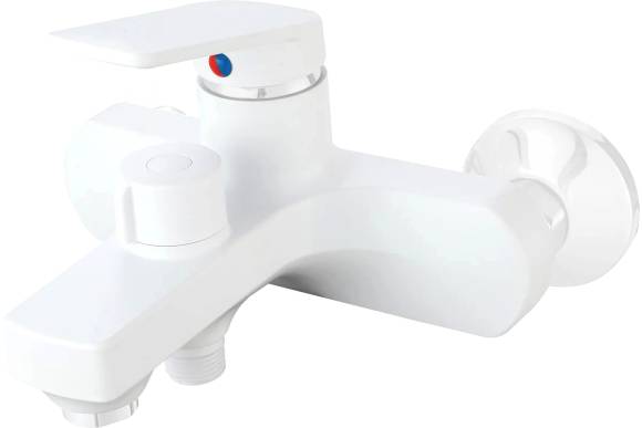 Смеситель для ванны с душем РМС PL7 PL7-009E белый