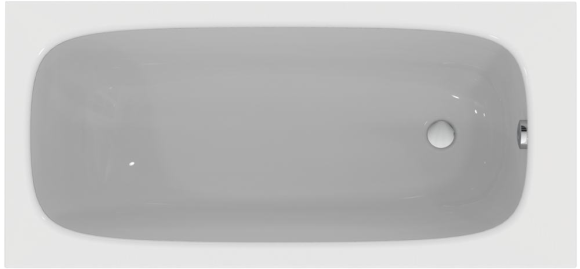 Акриловая ванна Ideal Standard I.life A 150x70 см, пристенная, euro white (евробелый), на ножках