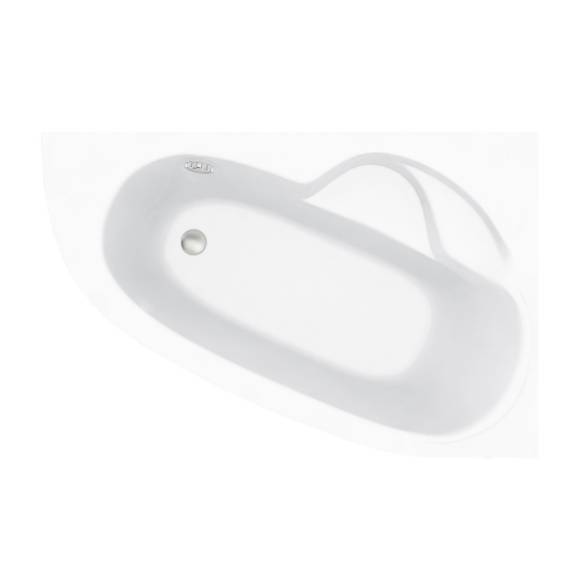 Акриловая ванна Lavinia Boho Bell Pro 3702140R, усиленный армированный корпус ванны, размер 140х95 см (правый разворот)
