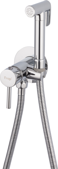 Гигиенический душ Frap F7505-2 со смесителем, С ВНУТРЕННЕЙ ЧАСТЬЮ, хром