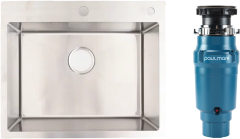 Комплект Мойка Alcora Madrid 2010102S Satin, с сифоном + Измельчитель Paulmark Intenso I-400 Комплект Мойка Alcora Madrid 2010102S Satin, с сифоном + Измельчитель Paulmark Intenso I-400
