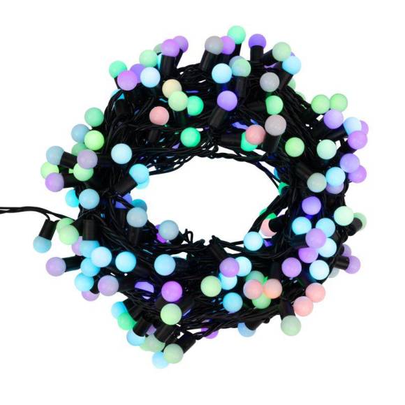 Гирлянда светодиодная "Мультишарики" 20м d17.5мм 200LED RGB 16Вт 220-240В IP65 провод ПВХ черн. (нужен шнур питания 303-500) Neon-Night 303-509 Гирлянда светодиодная "Мультишарики" 20м d17.5мм 200LED RGB 16Вт 220-240В IP65 провод ПВХ черн. (нужен шнур питания 303-500) Neon-Night 303-509