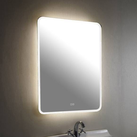 Зеркало Silver Mirrors Стив 60x80 с подсветкой, с подогревом