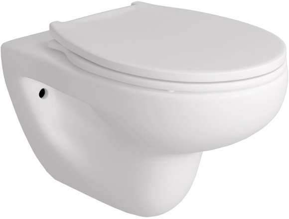 Унитаз подвесной Teymi Hanna Pro T40901 с микрофлитом, безободковый, белый