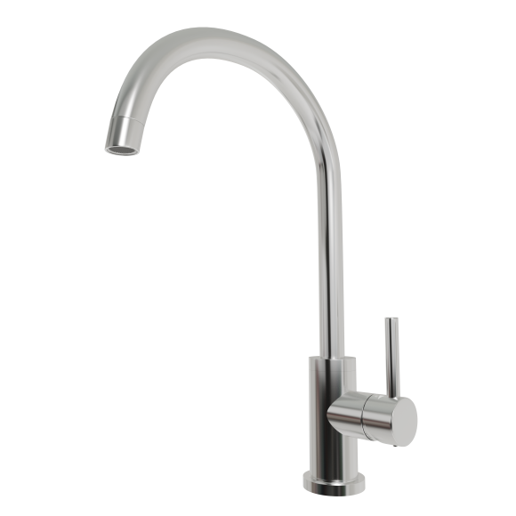 Смеситель для кухни Emar Steel ЕС - 3004 хром