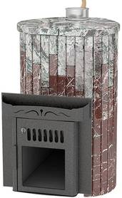 Печь для бани Ферингер ПФ 'До 28 м3' Оптима Жадеит + Россо Леванте