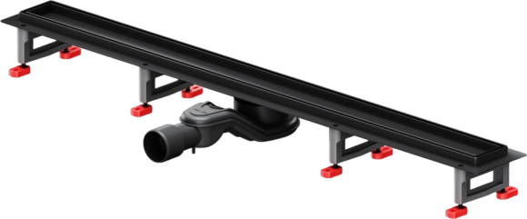 Душевой трап (лоток) AM.PM MasterFlow Tile 90 см, черный матовый