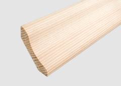 Плинтус гладкий ПГС-60, 14 * 60 * 2200 мм сорт Экстра, сращенный, сосна Арелан