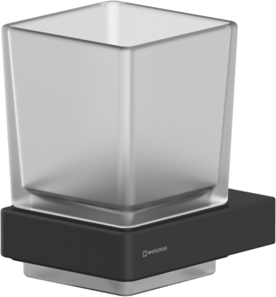 Стакан WHITECROSS Cubo CU2430BL черный матовый