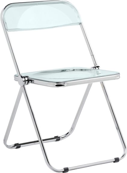 Стул Woodville Fold clear gray-blue