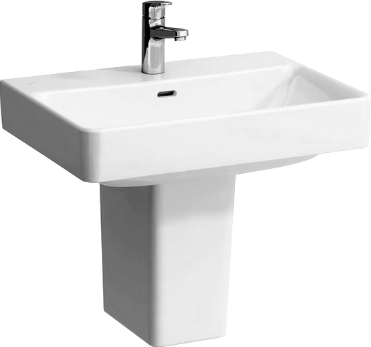 Раковина Laufen Pro S 8.1096.2.000.104.1 55 см, с полупьедесталом