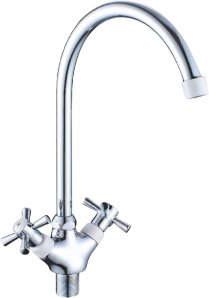 Смеситель для кухни Cron CN142 CN46142-8 белый