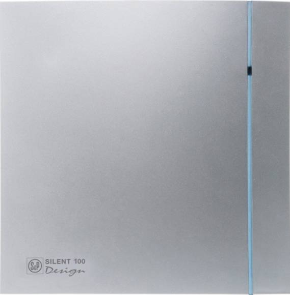 Вытяжной вентилятор Soler&Palau Design Silent 100 CZ Design silver