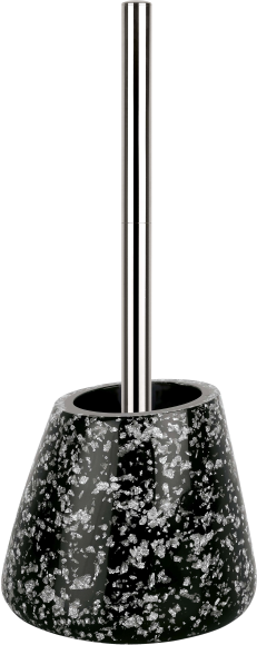 Ершик Spirella Etna Glitter 1016530 черный, хром