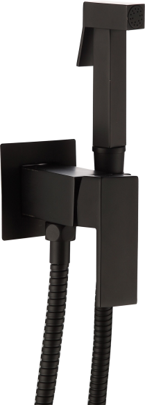 Гигиенический душ Frap F7506-6 со смесителем, С ВНУТРЕННЕЙ ЧАСТЬЮ, черный