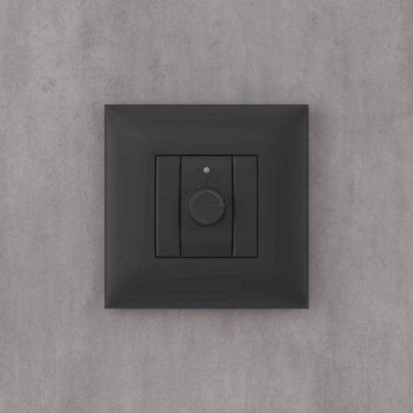 Диммер поворотный СП Avanti "Черный матовый" DKC 4412133 Диммер поворотный СП Avanti "Черный матовый" DKC 4412133