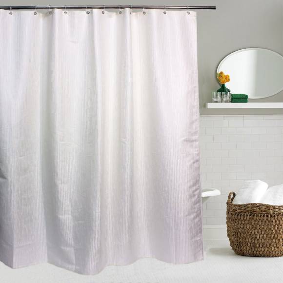 Штора для ванной Bath Plus Decor collection JAC1507 180x200 слоновая кость