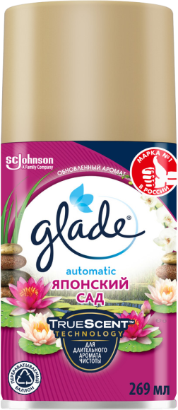 Освежитель воздуха Glade запасной балон, японский сад