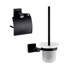 Набор Держатель Haiba HB89 03 черный + Ершик 10