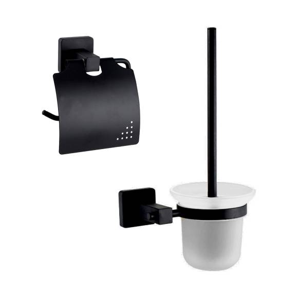 Набор Держатель Haiba HB89 03 черный + Ершик 10