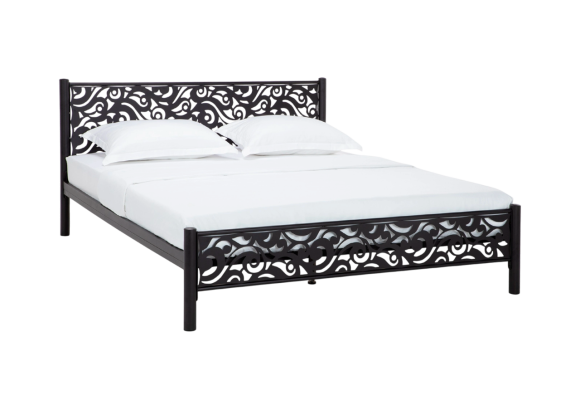 Кровать ГЗМИ Форвард-мебель Парма 140х200, черная